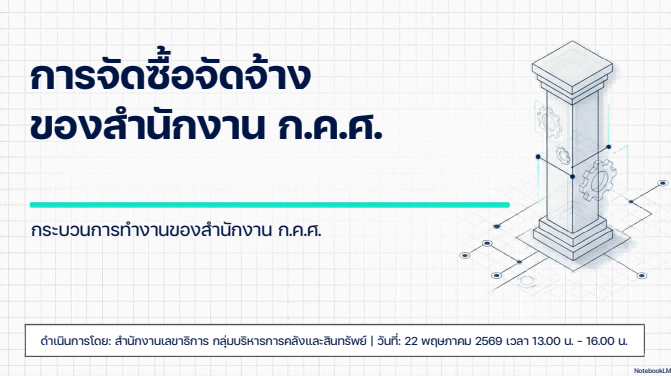 หน้าปกการจัดซื้อ