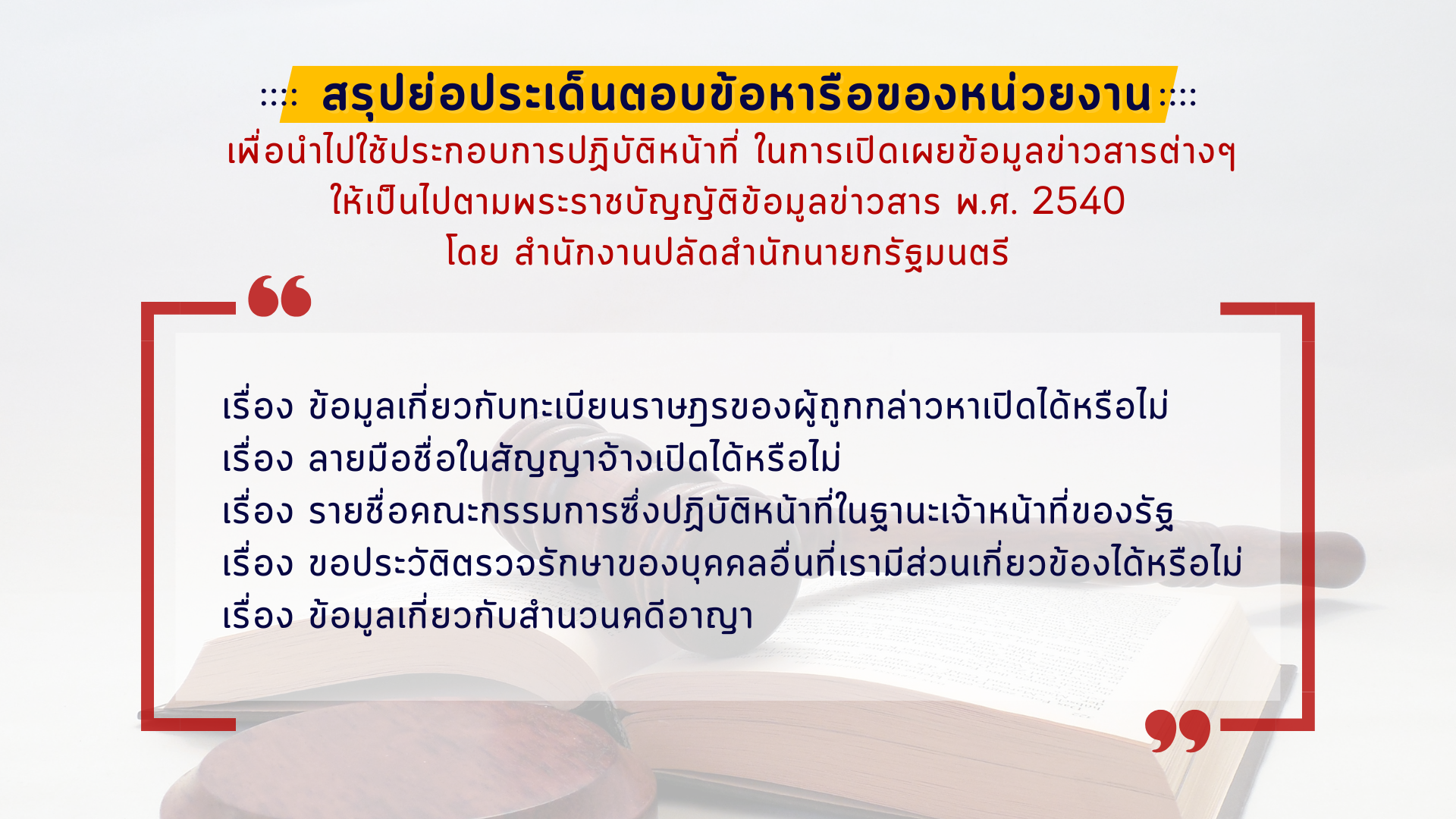 ย่อประเด็น นร 0108ว 10816 ลงวันที่ 23 ธันวาคม 2567
